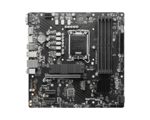 ⁦לוח אם MSI PRO B760M-P DDR5⁩ – תמונה ⁦2⁩