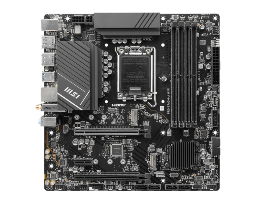 ⁦לוח אם MSI PRO B760M-A WIFI DDR5⁩ – תמונה ⁦2⁩