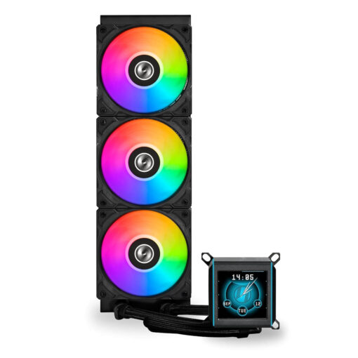 ⁦קירור מים נוזלי Lian-Li Galahad II LCD 360 AIO שחור⁩ – תמונה ⁦2⁩