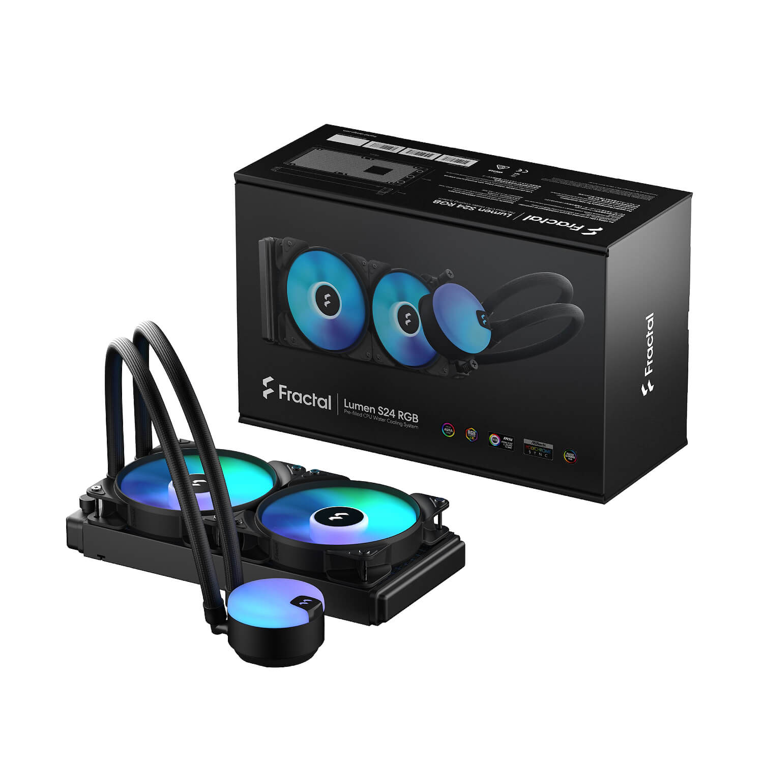 Fractal Design Lumen S24 RGB CPU Water Cooling – תמונה 3