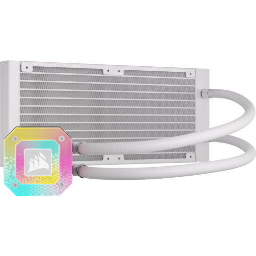 ⁦Corsair iCUE H100i ELITE CAPELLIX XT White Liquid CPU Cooler⁩ – תמונה ⁦2⁩