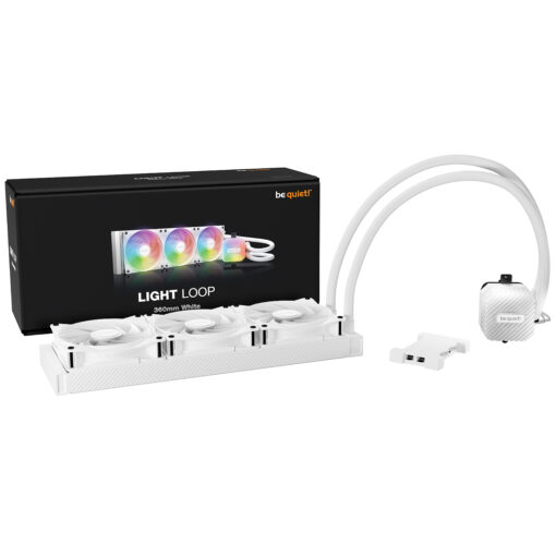⁦be quiet! LIGHT LOOP 360mm White⁩ – תמונה ⁦2⁩