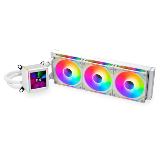 קירור מים נוזלי Lian-Li Galahad II LCD SL-INF 360 AIO לבן