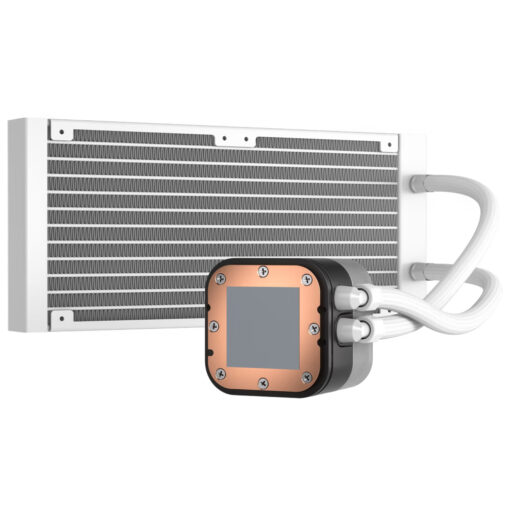 ⁦Corsair iCUE H100i RGB ELITE 240mm White Liquid CPU Cooler⁩ – תמונה ⁦2⁩