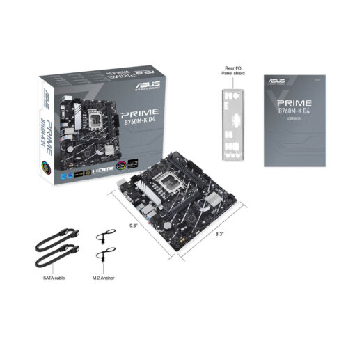 ⁦Asus Prime B760M-K D4⁩ – תמונה ⁦5⁩