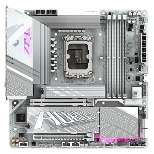 ⁦Gigabyte Z890M AORUS ELITE WiFi7 ICE⁩ – תמונה ⁦2⁩
