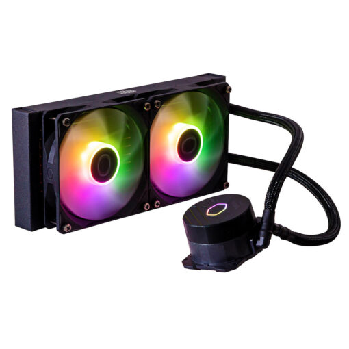 ⁦CoolerMaster MasterLiquid 240L Core ARGB Liquid Cooler⁩ – תמונה ⁦2⁩
