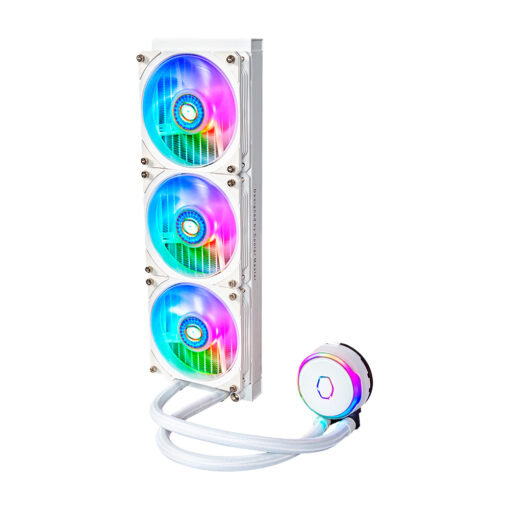 ⁦CoolerMaster PL360 Flux White Liquid Cooler⁩ – תמונה ⁦4⁩