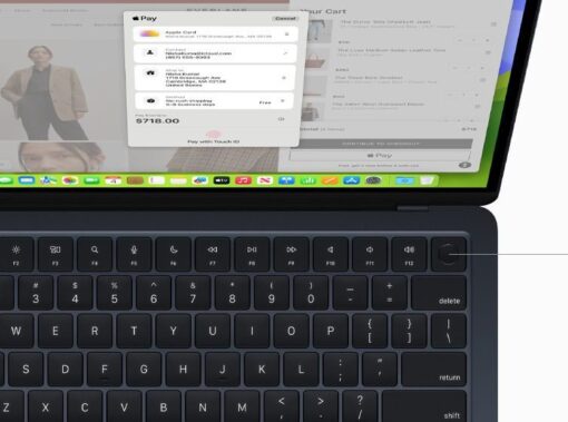 ⁦מקבוק אייר MacBook Air 13" (2024) M3 8C-CPU 8C-GPU/16GB/256GB SPACE GREY MC8G4HB/A⁩ – תמונה ⁦12⁩