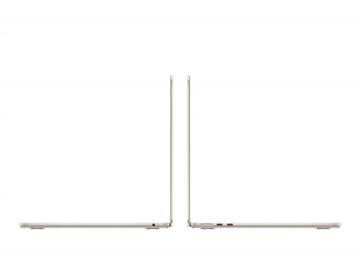 ⁦מקבוק אייר MacBook Air 13" (2024) M3 8C-CPU 8C-GPU/16GB/256GB STARLIGHT MC8J4HB/A⁩ – תמונה ⁦3⁩