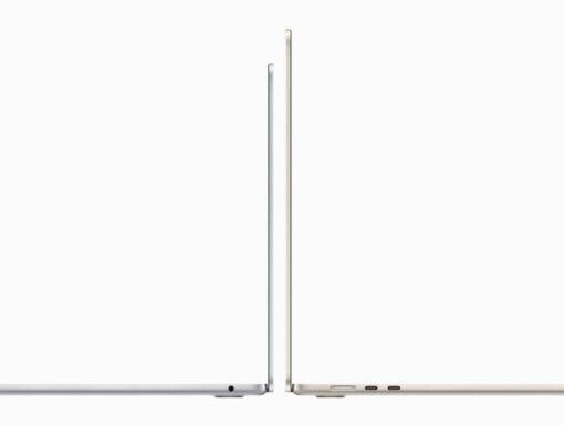 ⁦מקבוק אייר MacBook Air 13" (2024) M3 8C-CPU 8C-GPU/16GB/256GB STARLIGHT MC8J4HB/A⁩ – תמונה ⁦9⁩