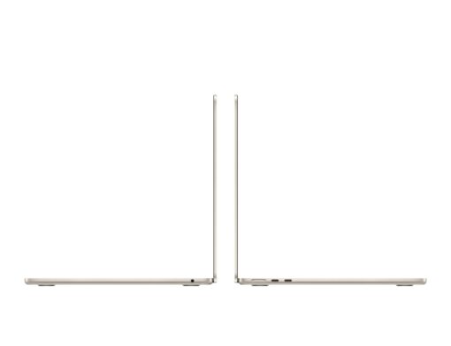 ⁦מקבוק אייר MacBook Air 13" (2024) M3 8C-CPU 8C-GPU/8GB/256GB STARLIGHT MRXT3HB/A⁩ – תמונה ⁦3⁩