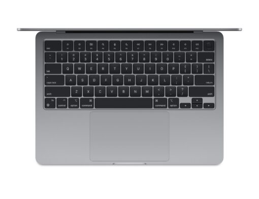 ⁦מקבוק אייר MacBook Air 13" (2024) M3 8C-CPU 10C-GPU/16GB/512GB SPACE GREY MXCR3HB/A + Z1B6001CU⁩ – תמונה ⁦2⁩