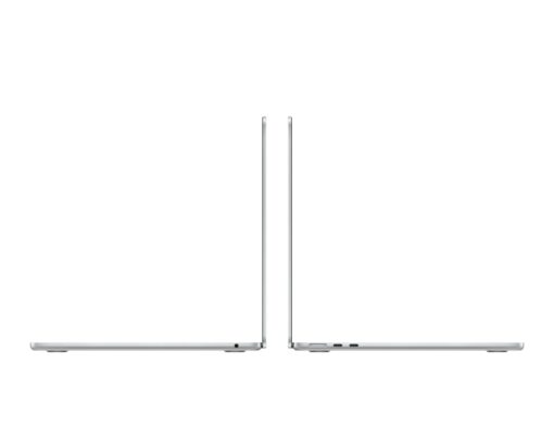 ⁦מקבוק אייר MacBook Air 13" (2024) M3 8C-CPU 10C-GPU/24GB/2TB SILVER Z1B8001HH⁩ – תמונה ⁦5⁩
