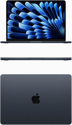 מקבוק אייר MacBook Air 13" (2024) M3 8C-CPU 10C-GPU/24GB/2TB MIDNIGHT Z1BD000E0 – תמונה 9