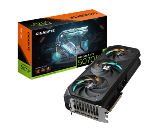 כרטיס מסך GIGABYTE GeForce RTX 5070 Ti GAMING OC 16G